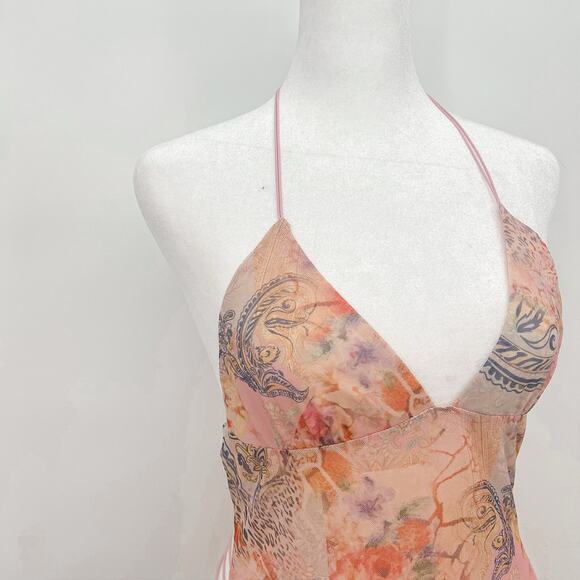 I.AM.GIA Ellery Dress Pink Blush Butterfly Long M - Picture 5 of 10